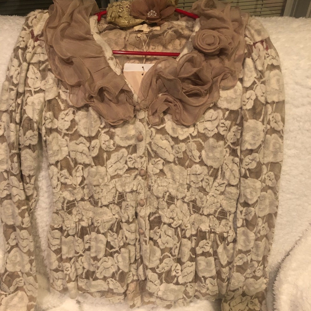 Blouse with matching headband/choker
